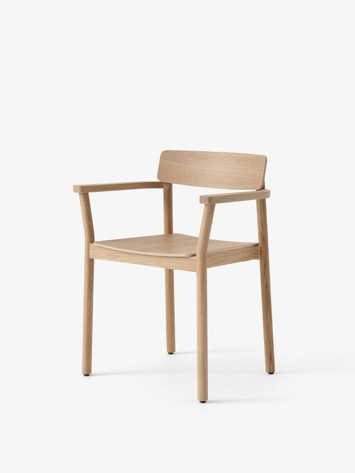 Betty Armchair - No Upholstery - &Tradition Chairs - Lacquered Oak - HORNE