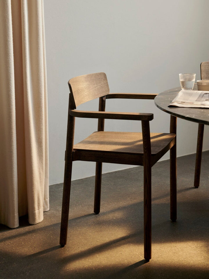 Betty Armchair - No Upholstery - &Tradition Chairs - Lacquered Oak - HORNE