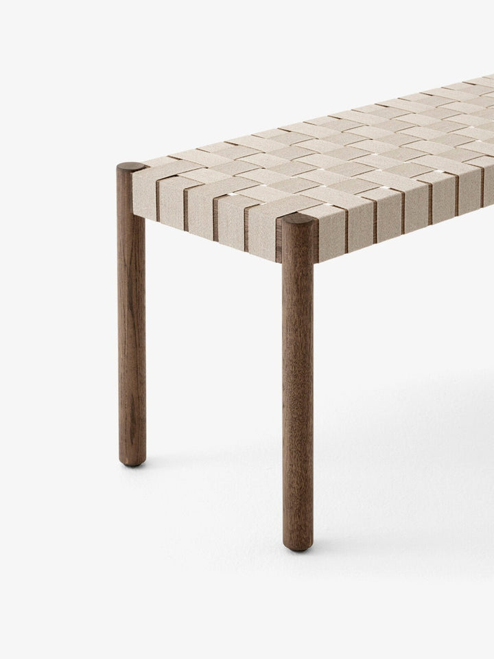 Betty Bench - &Tradition Stools + Benches + Ottomans - Oak with Natural Webbing - 41.3" - HORNE