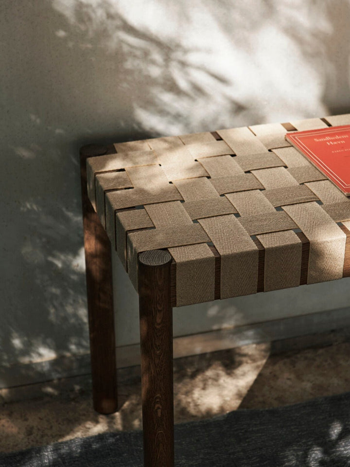 Betty Bench - &Tradition Stools + Benches + Ottomans - Oak with Natural Webbing - 41.3" - HORNE