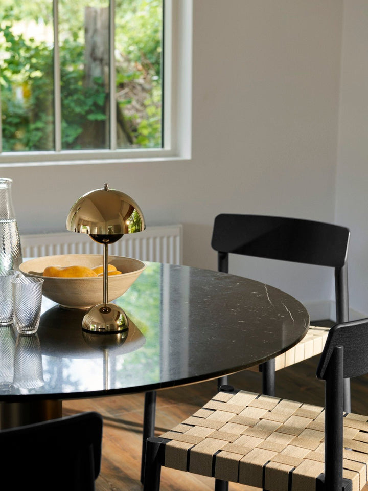 Betty Side Chair - No Upholstery - &Tradition Chairs - Oak with Natural Linen - HORNE