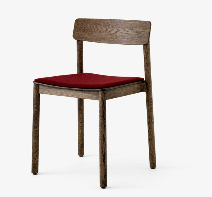 Betty Side Chair - Upholstered Seat - &Tradition Chairs - Smoked Oiled Oak - Hallingdal 657 - HORNE