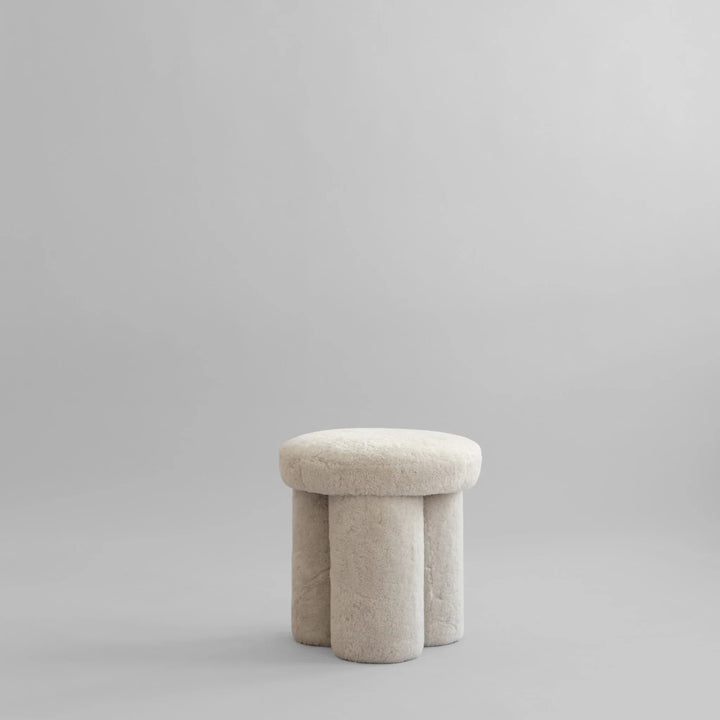 Big Foot Stool - 101 Copenhagen Stools + Benches + Ottomans - Sandshell (Sheepskin) - HORNE