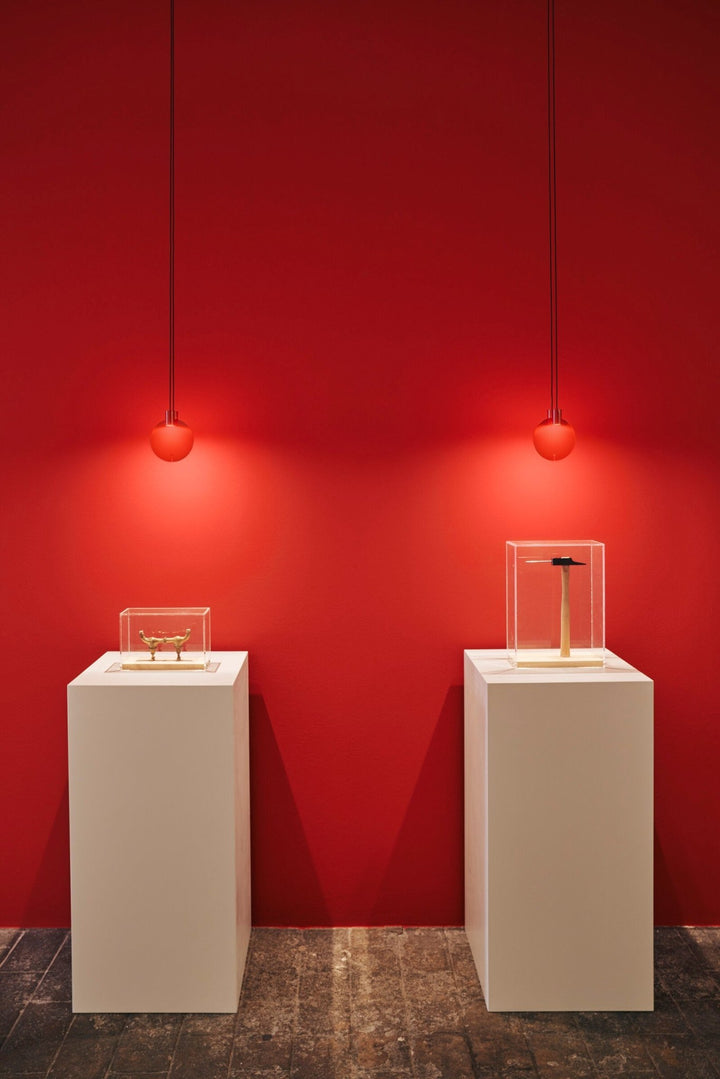 Bijou S Pendant Lamp - Santa & Cole - Pendants - Glossy Red - HORNE