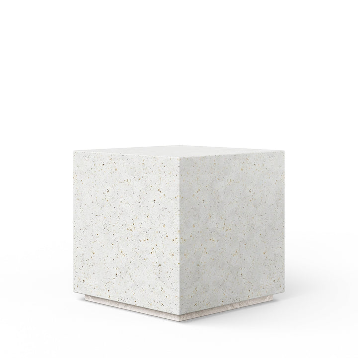Bloc End Table - Urbia Tables - Ivory Terrazzo - HORNE