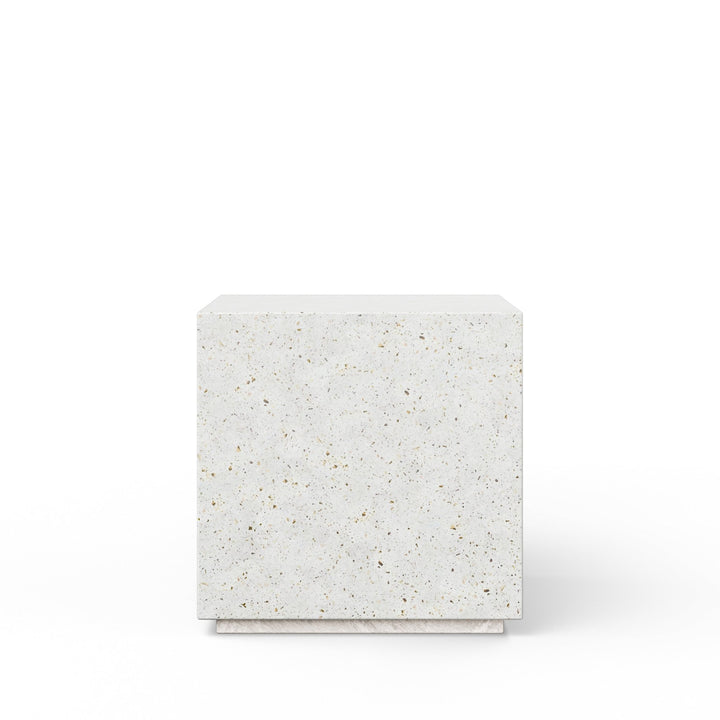 Bloc End Table - Urbia Tables - Ivory Terrazzo - HORNE