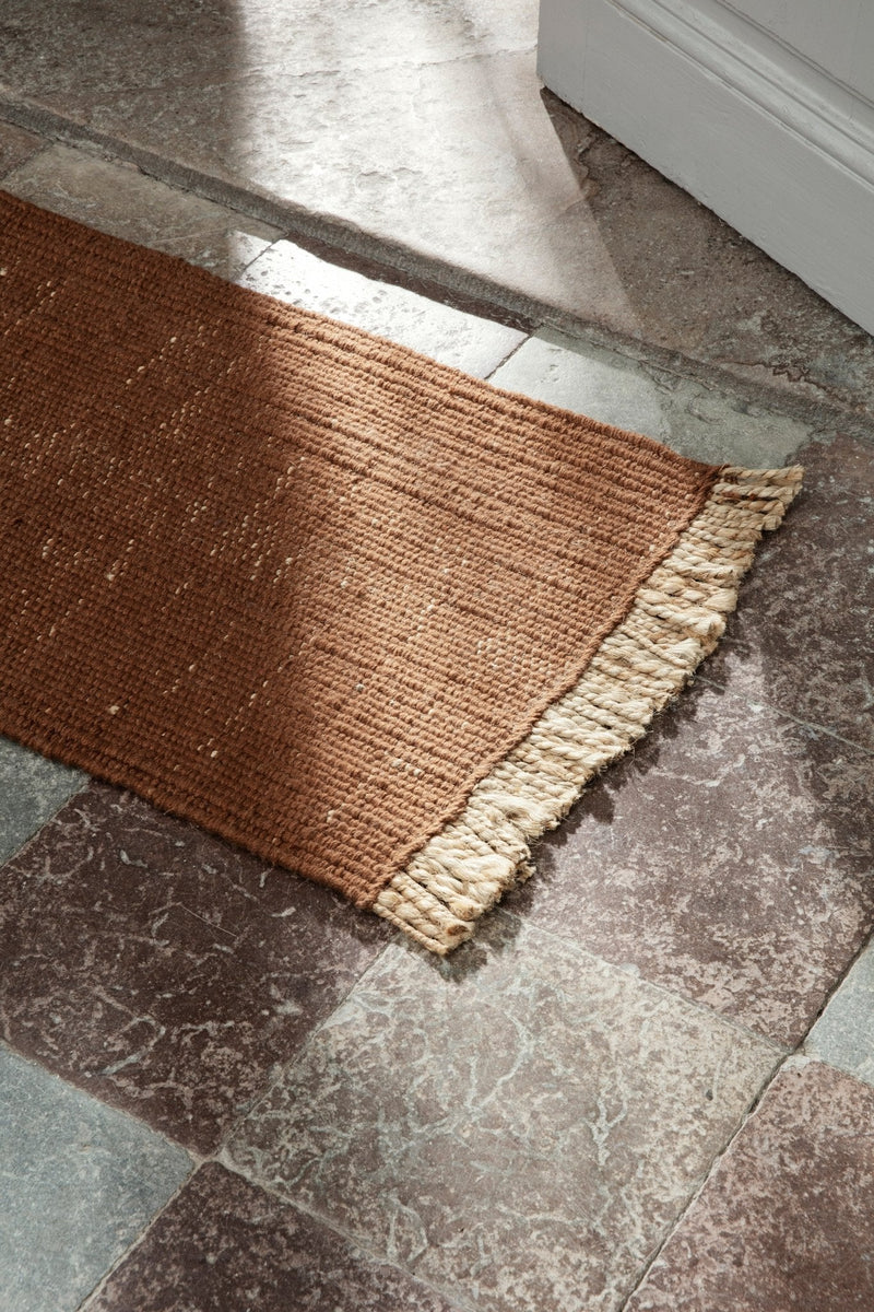Block Mat - Ferm Living - Rugs - Black - HORNE