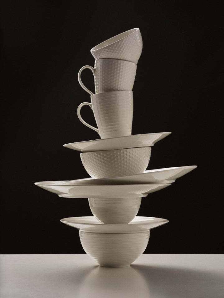 Blond Soup/Cereal Bowl 60cl - Design House Stockholm Dinnerware - White Dot - HORNE