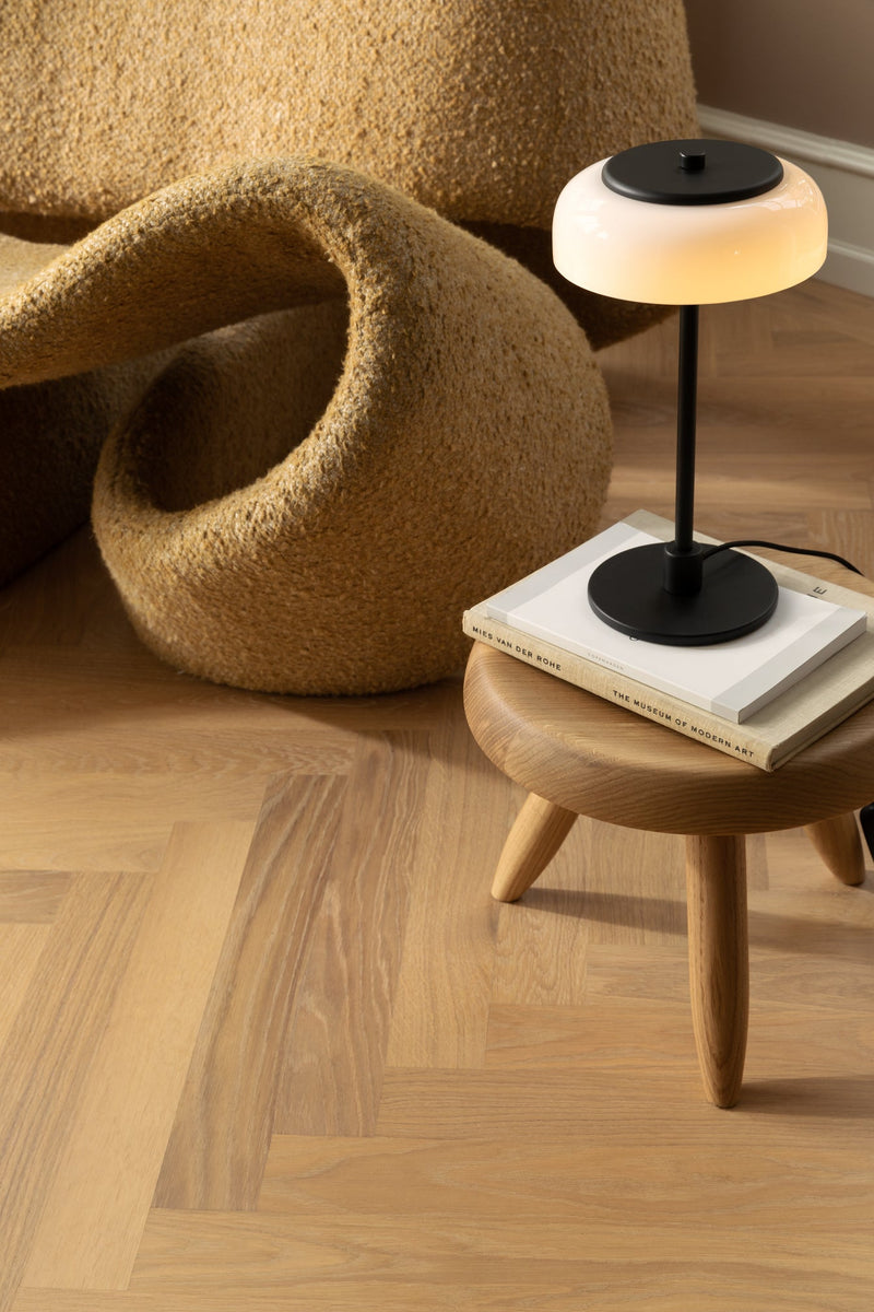 Blossi Table Lamp Small - Nuura Table + Task - Nordic Gold / Clear - HORNE