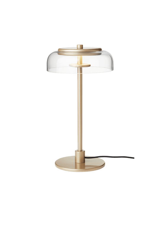 Blossi Table Lamp Small - Nuura Table + Task - Nordic Gold / Clear - HORNE