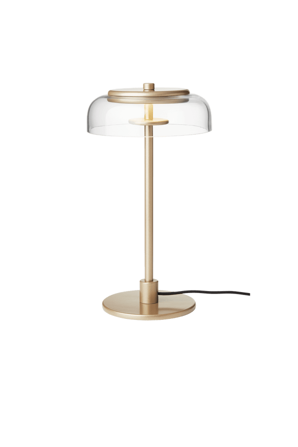 Blossi Table Lamp Small - Nuura Table + Task - Nordic Gold / Clear - HORNE