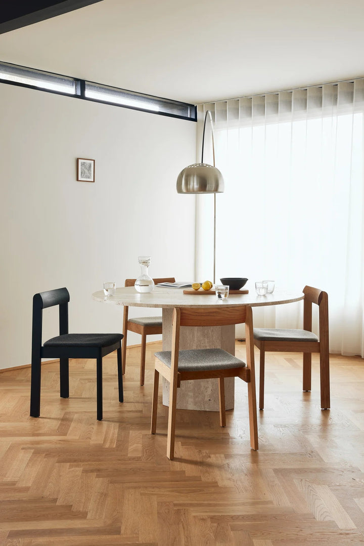 Blueprint Chair - Upholstered Seat - Form & Refine Chairs - Oak - Hallingdal 65 - 227 - HORNE