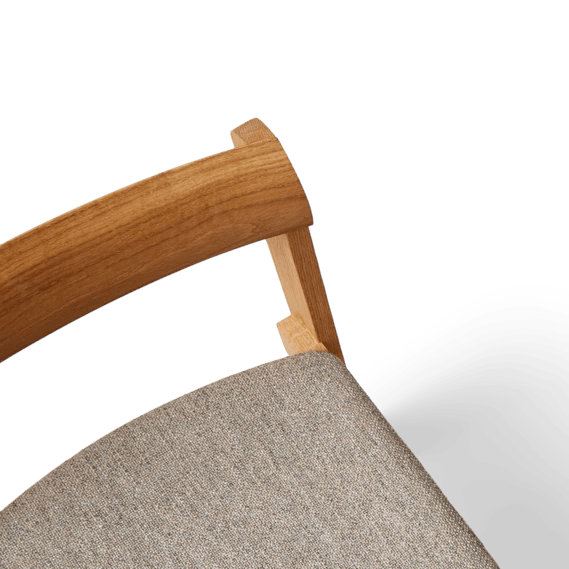 Blueprint Chair - Upholstered Seat - Form & Refine Chairs - Oak - Hallingdal 65 - 227 - HORNE