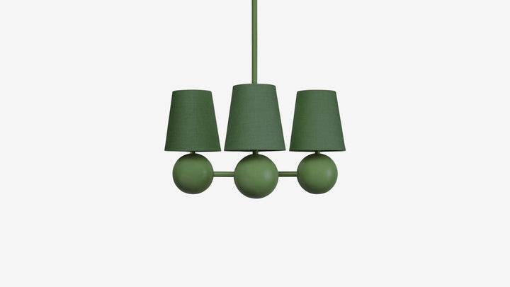 Bole Pendant IV in Color - Workstead - Pendants - Grass - 24" OAH - HORNE