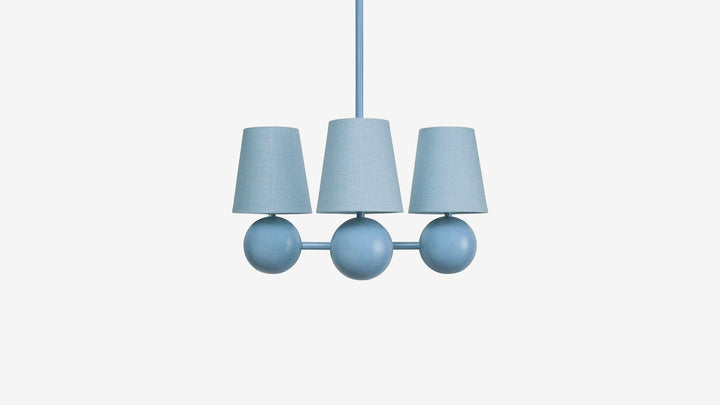 Bole Pendant IV in Color - Workstead - Pendants - Sky - 24" OAH - HORNE