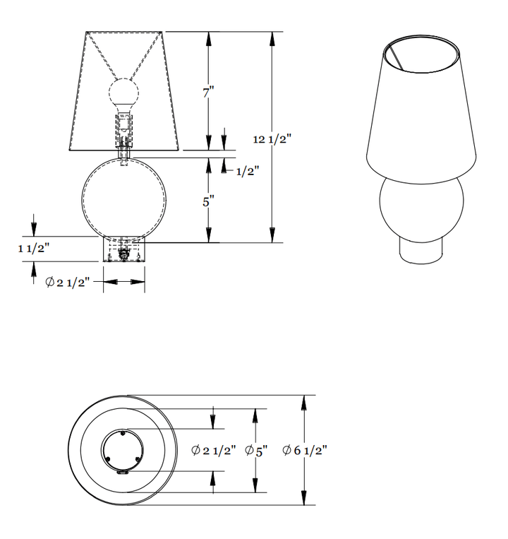 Bole Table Lamp in Color - Workstead - Lamps - Sea - HORNE
