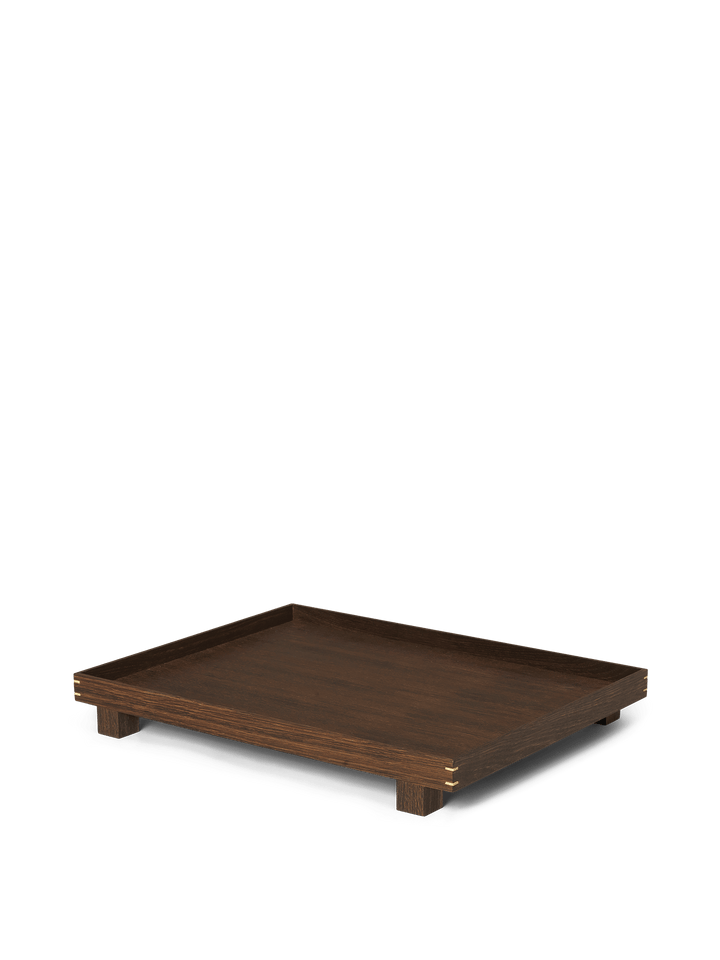 Bon Wooden Tray - Ferm Living - Serveware - Smoked Oak - Large - HORNE