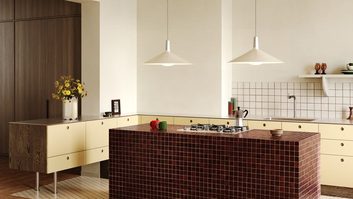 Bower Pendant - Large - Tala - Ceiling Lights - Oyster White - Oval II - HORNE