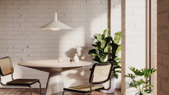 Bower Pendant - Large - Tala - Ceiling Lights - Oyster White - Oval II - HORNE