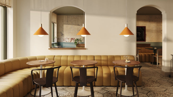 Bower Pendant - Medium - Tala - Ceiling Lights - Oyster White - Sphere IV - HORNE