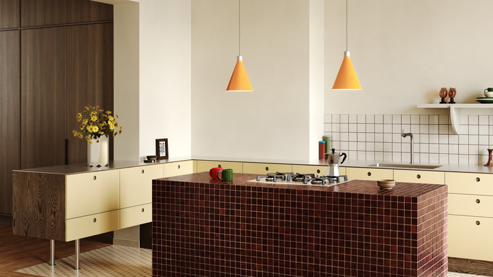 Bower Pendant - Small - Tala - Ceiling Lights - Oyster White - Sphere III - HORNE