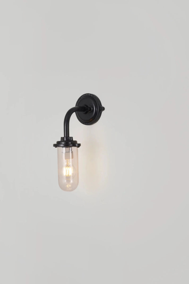 Bracket Light - 60W - Davey Lighting Outdoor Lights - Galvanised Silver - Frosted - HORNE