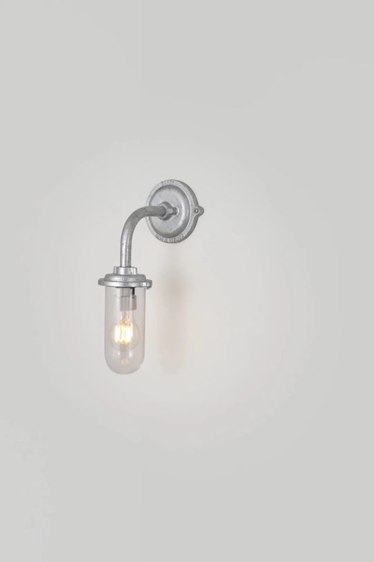 Bracket Light - 60W - Davey Lighting Outdoor Lights - Galvanised Silver - Clear - HORNE