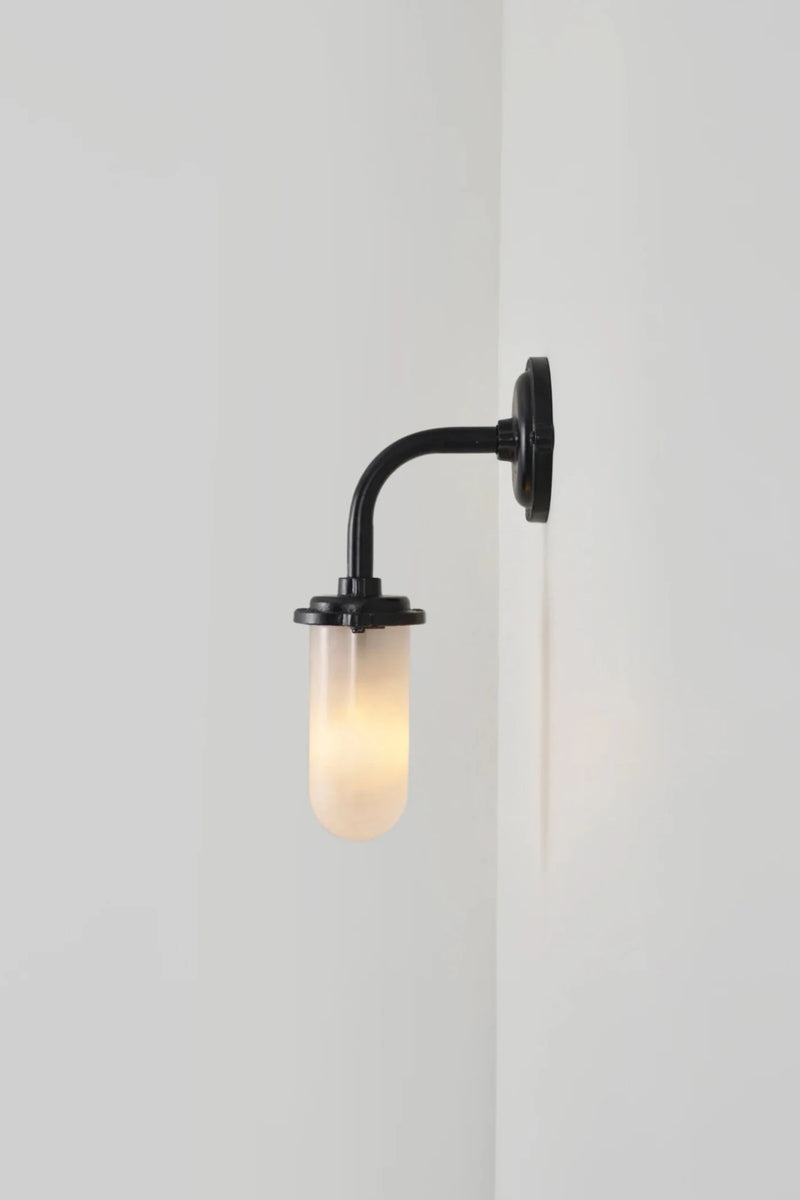 Bracket Light - 60W - Davey Lighting Outdoor Lights - Galvanised Silver - Frosted - HORNE