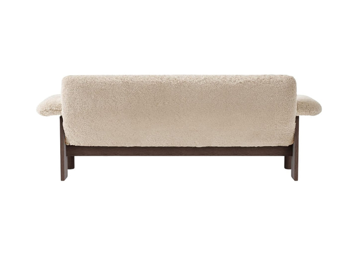 Brasilia Sofa - Sheepskin - Audo Copenhagen - Sofas - Walnut - Nature - HORNE
