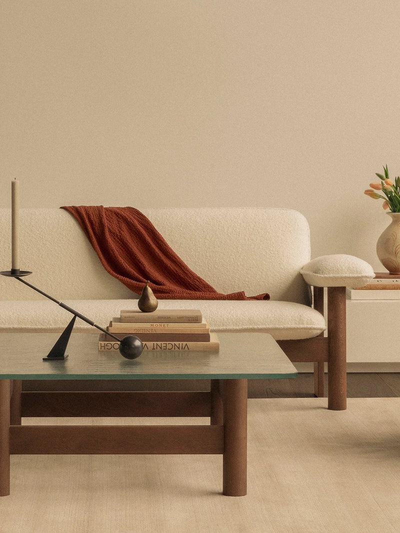Brasilia Sofa - Sheepskin - Audo Copenhagen - Sofas - Natural Oak - Sahara - HORNE