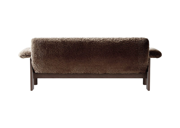 Brasilia Sofa - Sheepskin - Audo Copenhagen - Sofas - Walnut - Nature - HORNE