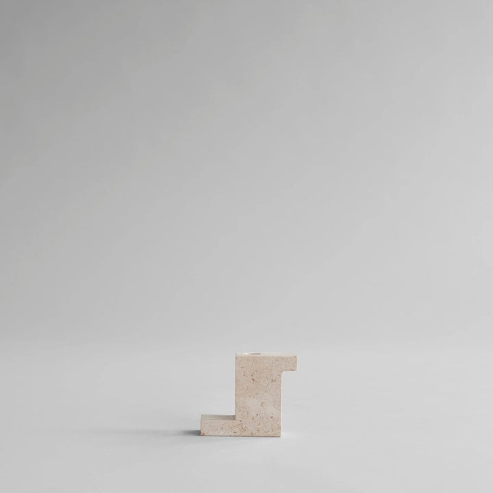 Brick Candle Holder - 101 Copenhagen Candle Holders - Calacatta - Tall - HORNE