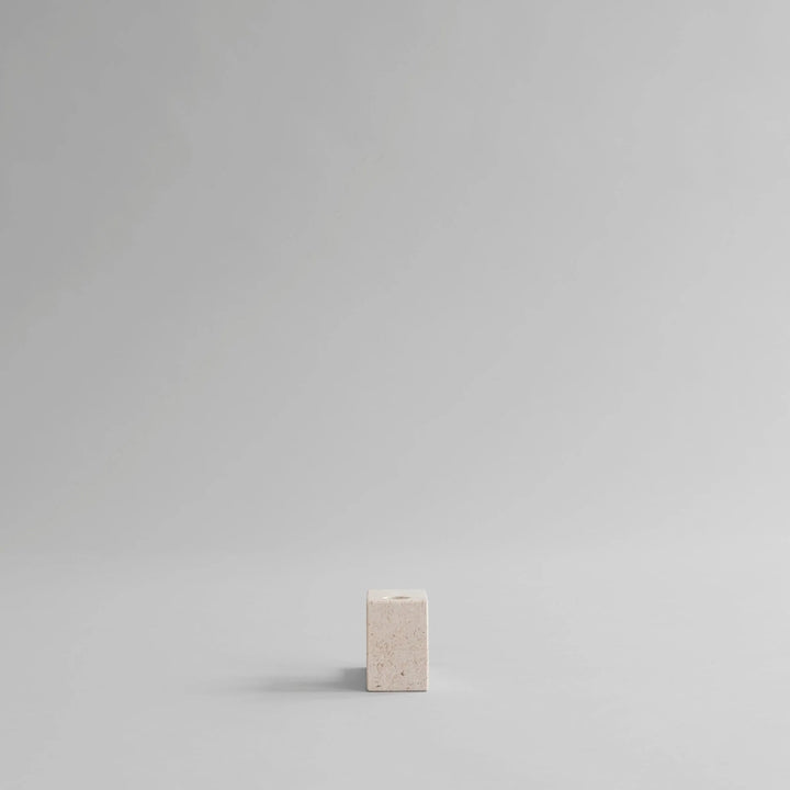 Brick Candle Holder - 101 Copenhagen Candle Holders - Calacatta - Tall - HORNE