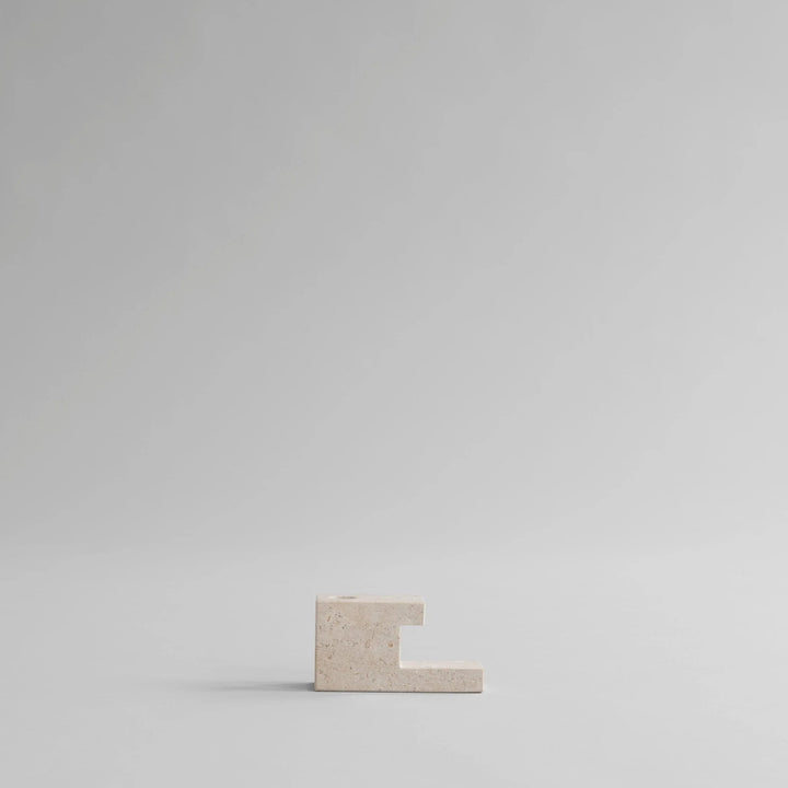 Brick Candle Holder - 101 Copenhagen Candle Holders - Calacatta - Tall - HORNE