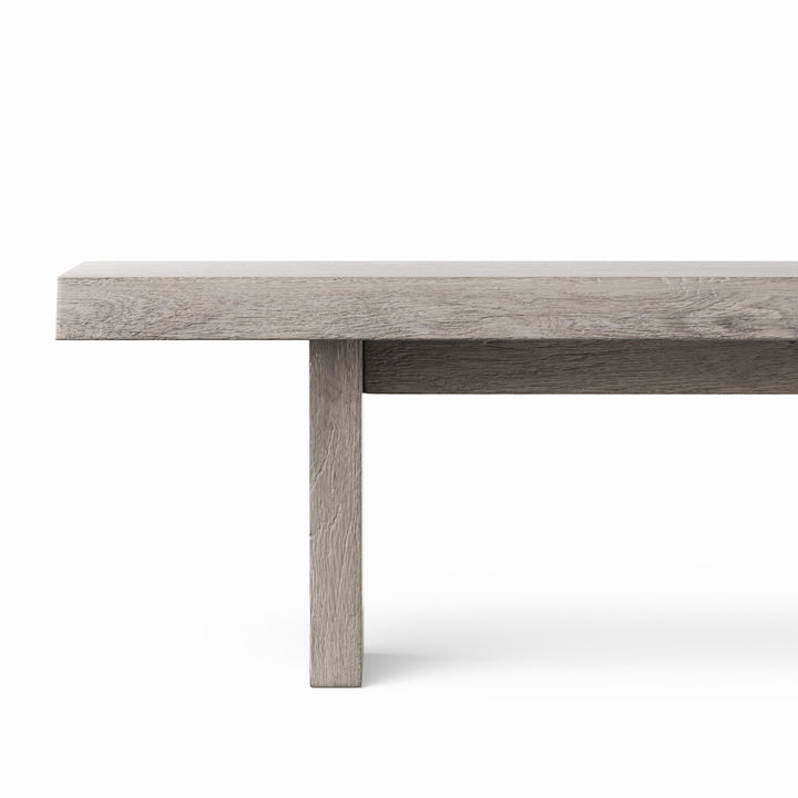 Brooks Bench - 78" - Urbia Stools + Benches + Ottomans - White Wash - HORNE
