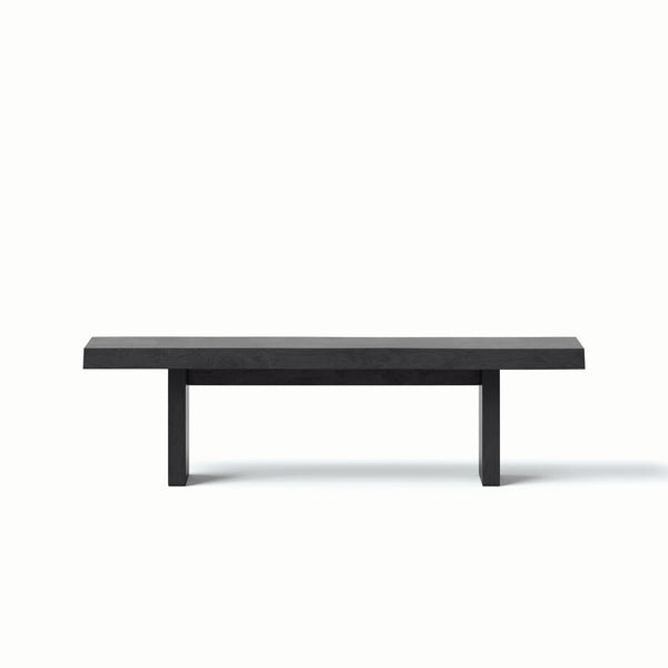 Brooks Bench - 78" - Urbia Stools + Benches + Ottomans - Ebonized - HORNE
