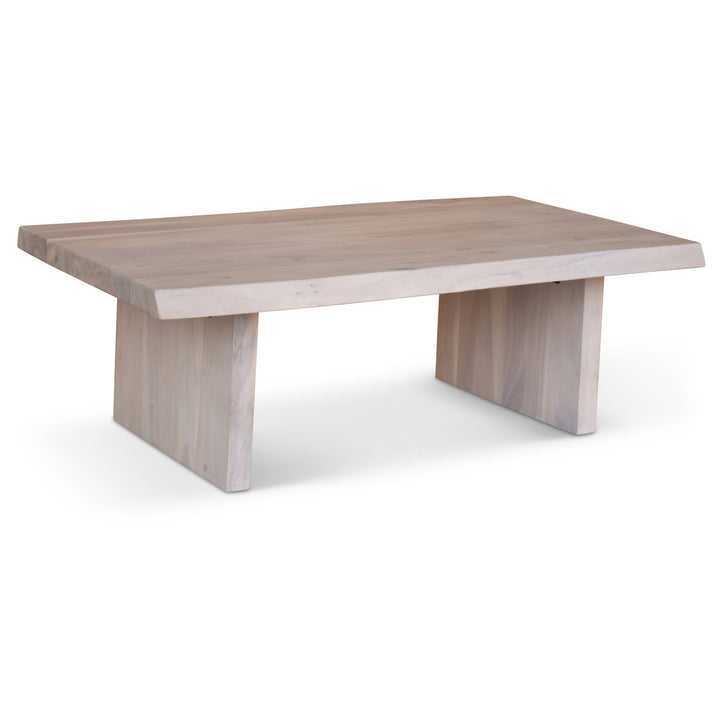 Brooks Coffee Table - 48 - Urbia Coffee Tables - White Wash - HORNE