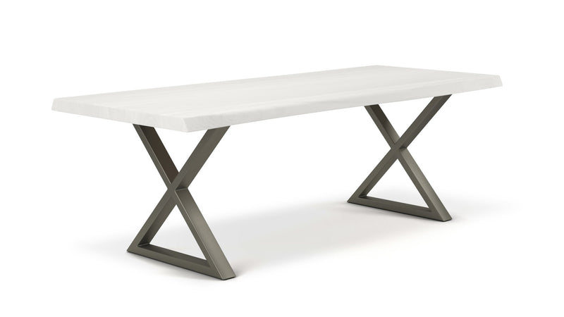 Brooks Dining Table - X Base - Urbia Tables - Americano - Black - Small - HORNE