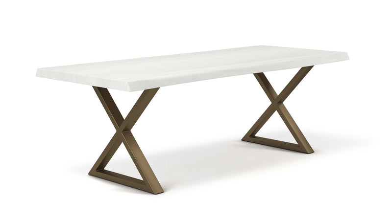 Brooks Dining Table - X Base - Urbia Tables - Americano - Black - Small - HORNE