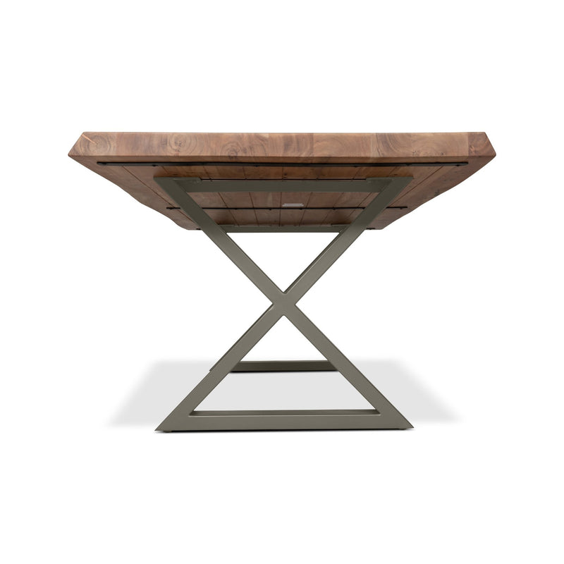Brooks Dining Table - X Base - Urbia Tables - Americano - Black - Small - HORNE