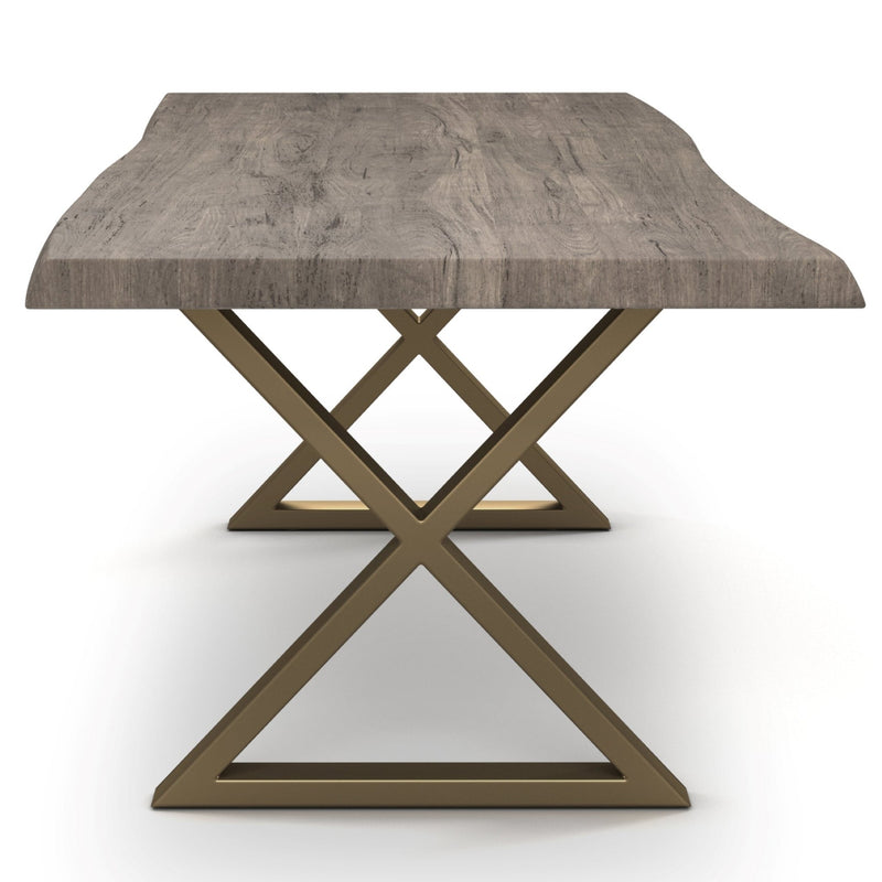 Brooks Dining Table - X Base - Urbia Tables - Americano - Black - Small - HORNE