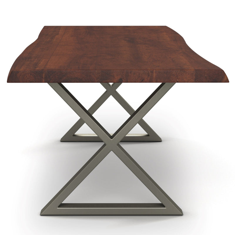 Brooks Dining Table - X Base - Urbia Tables - Americano - Black - Small - HORNE