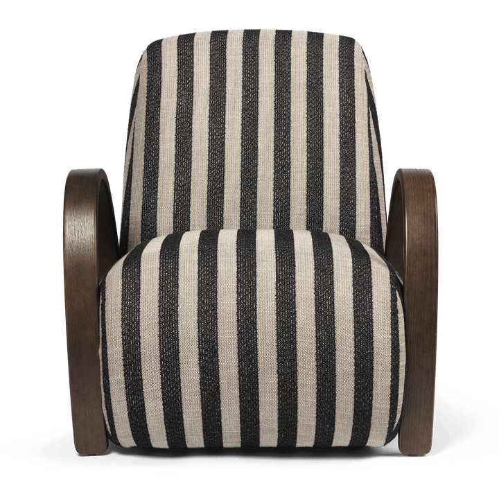 Buur Lounge Chair - Ferm Living Chairs - Louisiana - Sand/Black - HORNE