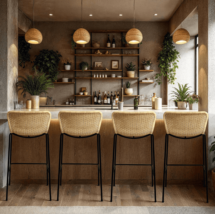 C603 Outdoor Bar Stool - Feelgood Designs Outdoor Furniture - Wheat - HORNE