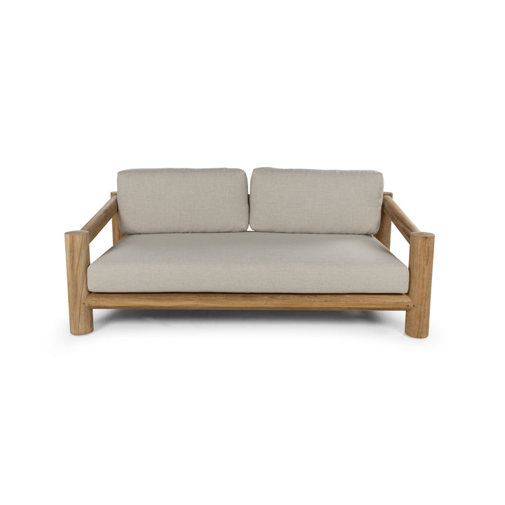 Camogli Sofa - BETACO Sofas - 3-Seater Sofa / Teak / Flax Vintage - HORNE
