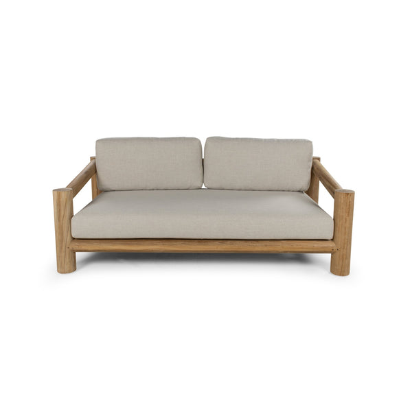 Camogli Sofa - BETACO Sofas - 3-Seater Sofa / Teak / Flax Vintage - HORNE