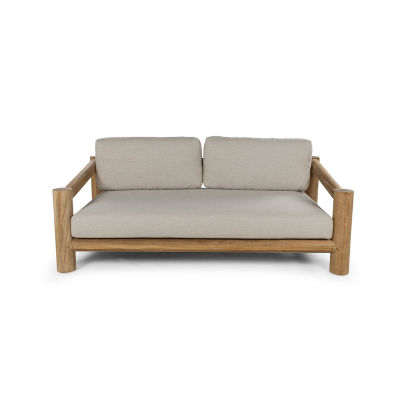 Camogli Sofa - BETACO Sofas - 3-Seater Sofa / Teak / Flax Vintage - HORNE