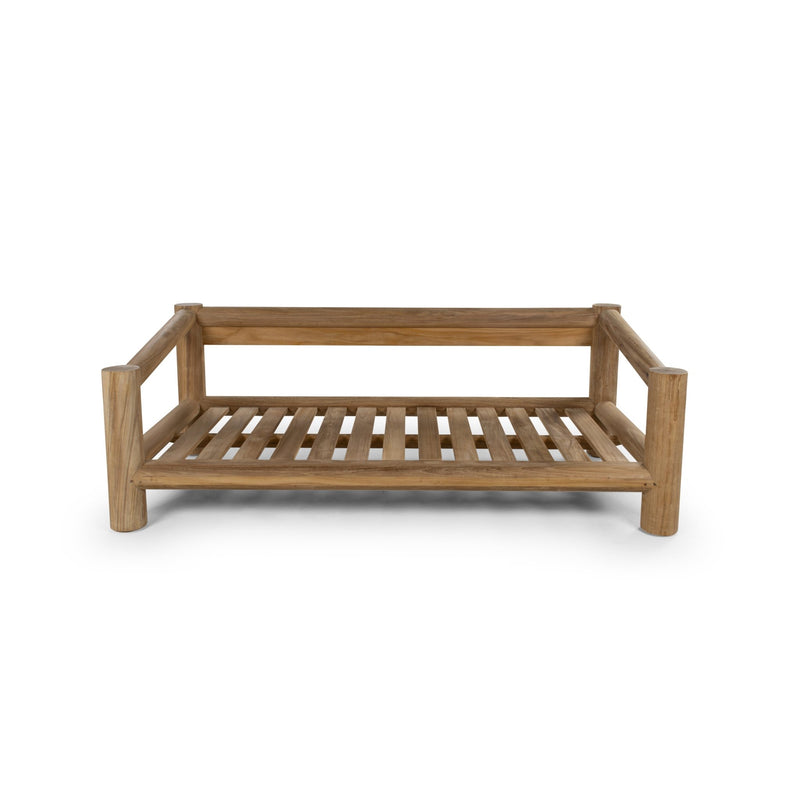 Camogli Sofa - BETACO Sofas - 3-Seater Sofa / Teak / Flax Vintage - HORNE