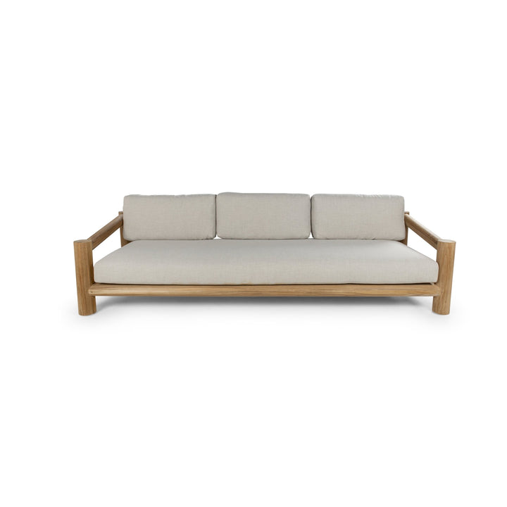 Camogli Sofa - BETACO Sofas - 4-Seater Sofa / Teak / Flax Vintage - HORNE