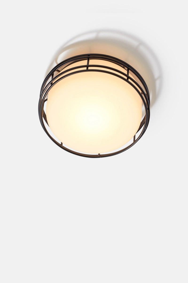 Cape Flush Mount - RBW Lighting - Jet Black - Small - 2700K (warm white) - HORNE